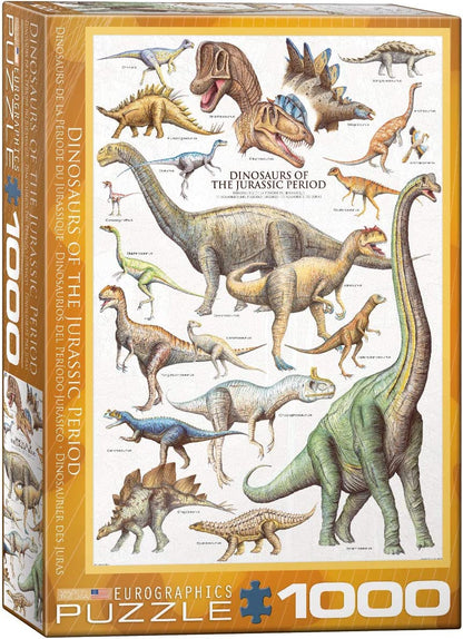 A Jura-kor dinoszauruszai Eurographics 1000 darabos kirakó puzzle (EUR-6000-0099 628136600996) - puzzlegarden