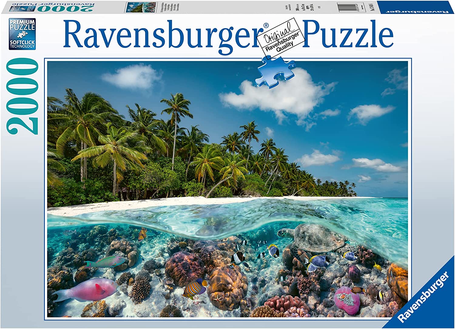 Búvárkodás a Maldív-szigeteken Ravensburger 2000 darabos kirakó puzzle (RA-17441 4005556174416) - puzzlegarden