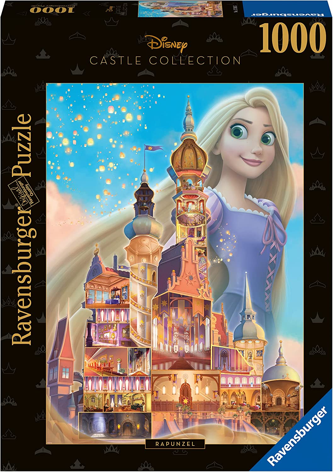 Disney Castle Collection - Aranyhaj Ravensburger 1000 darabos kirakó puzzle (RA-17336 4005556173365) - puzzlegarden