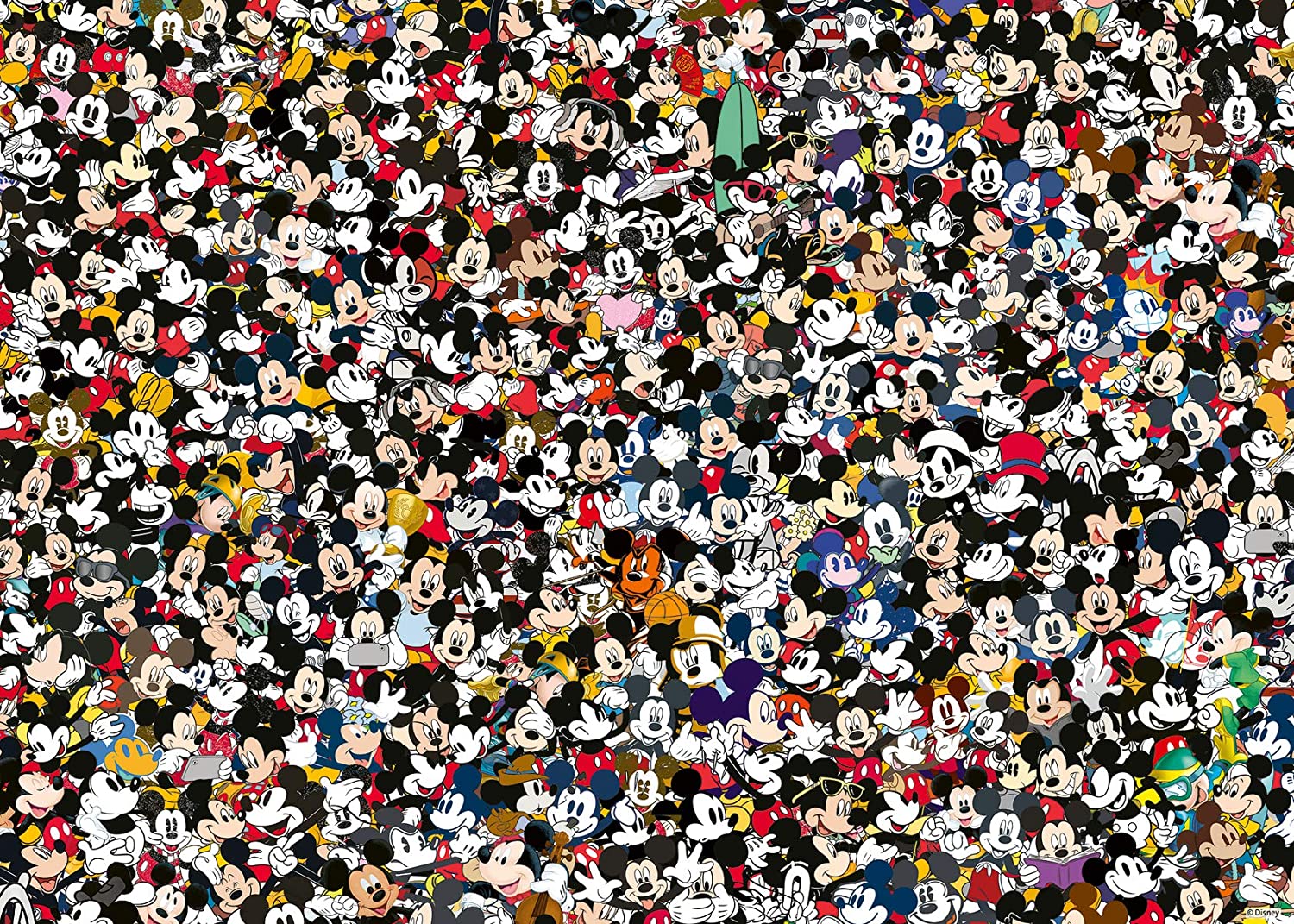 Challenge - Mickey egér Ravensburger 1000 darabos kirakó puzzle (RA-16744 4005556167449) - puzzlegarden