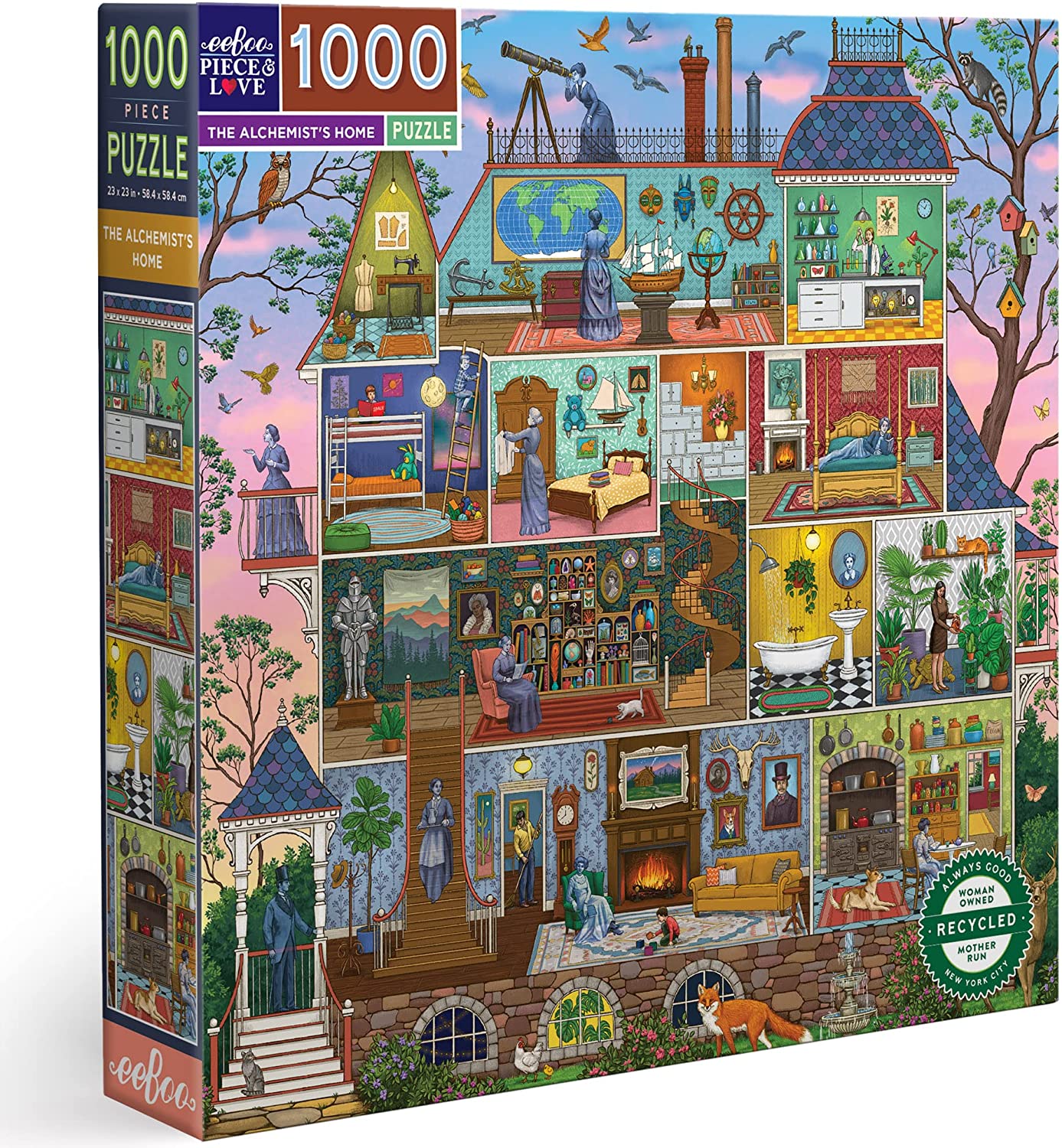 Az Alkimista Otthona Eeboo 1000 darabos kirakó puzzle (EB-PZTAST 689196513664) - puzzlegarden