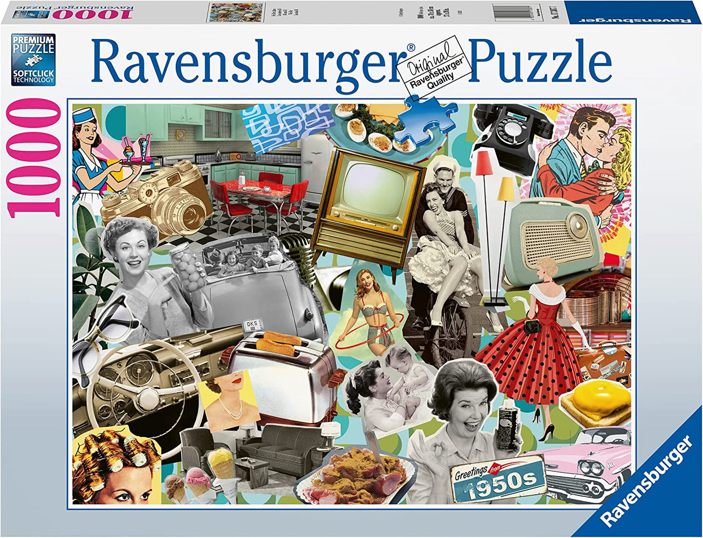 Azok az 50-es évek 1000 darabos Ravensburger puzzle kirakó (17387)