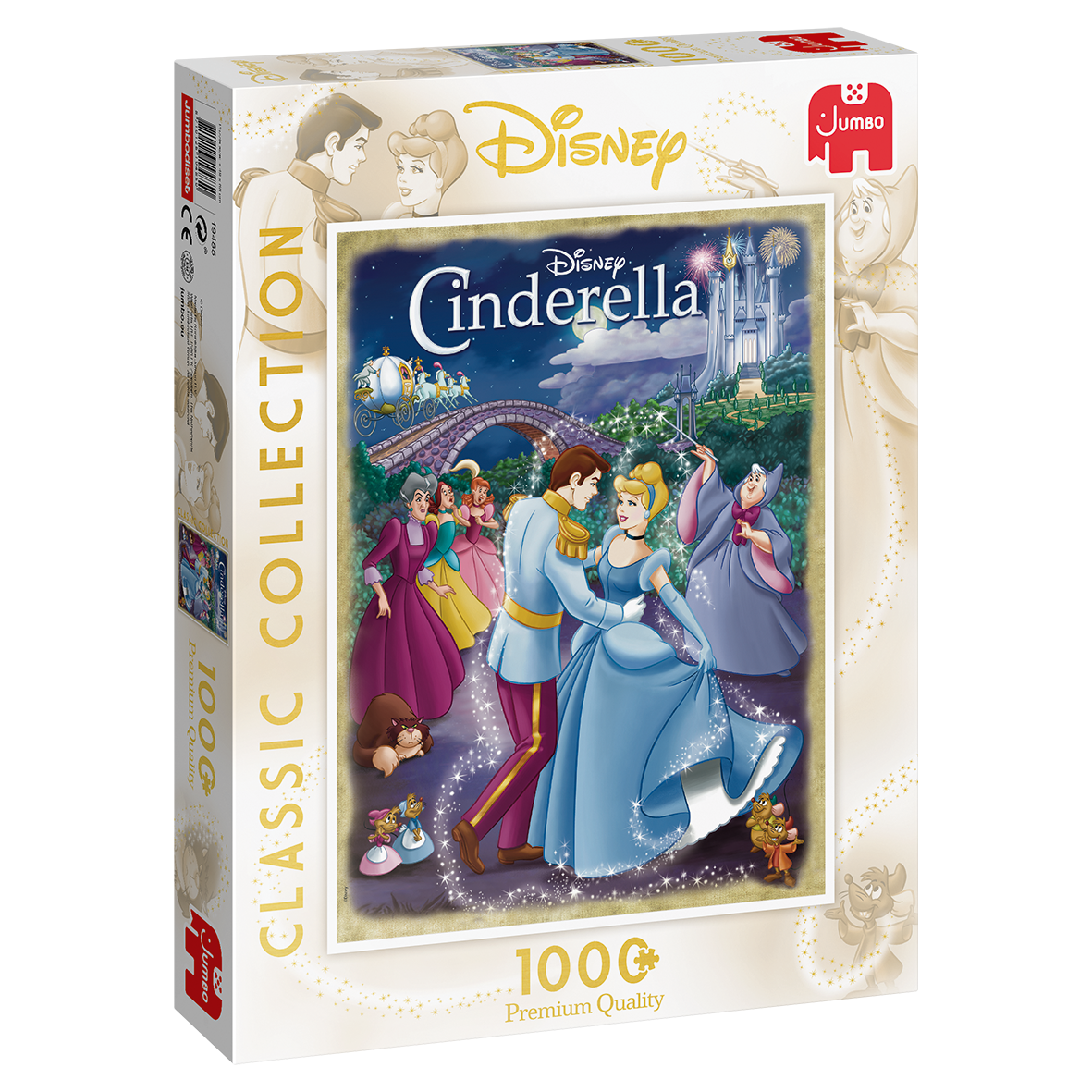 Disney Classic Collection - Hamupipőke Jumbo 1000 darabos kirakó puzzle (JU-19485 8710126194850) - puzzlegarden